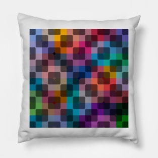 Colorful squares Pillow