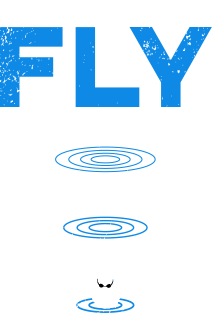 Swim Guys Born to Fly Magnet