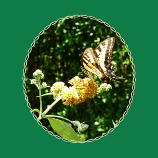 Butterfly Bush - Swallowtail on Yellow Butterfly Bush T-Shirt