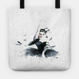 Black swan ballet design Tote