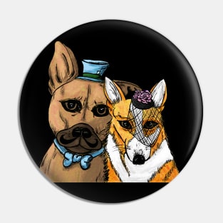 The Sophisticated Canines Pin