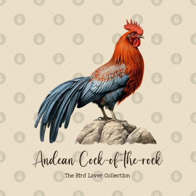 Andean Cock-of-the-rock - The Bird Lover Collection by goodoldvintage