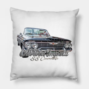 1961 Chevrolet Impala SS Convertible Pillow