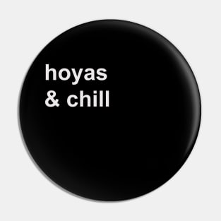 Hoyas & chill Pin