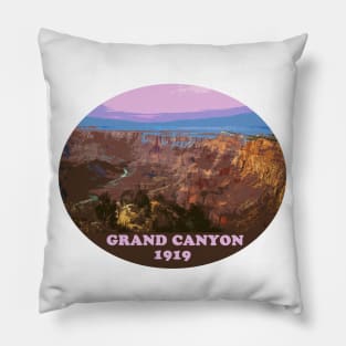 Grand Canyon Arizona map Grand Canyon photo Arizona tourism Pillow