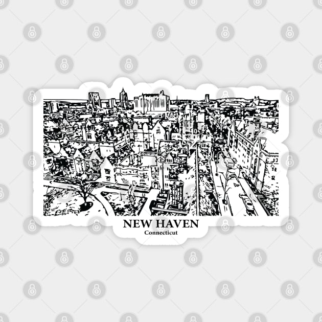 New Haven - Connecticut Magnet by Lakeric