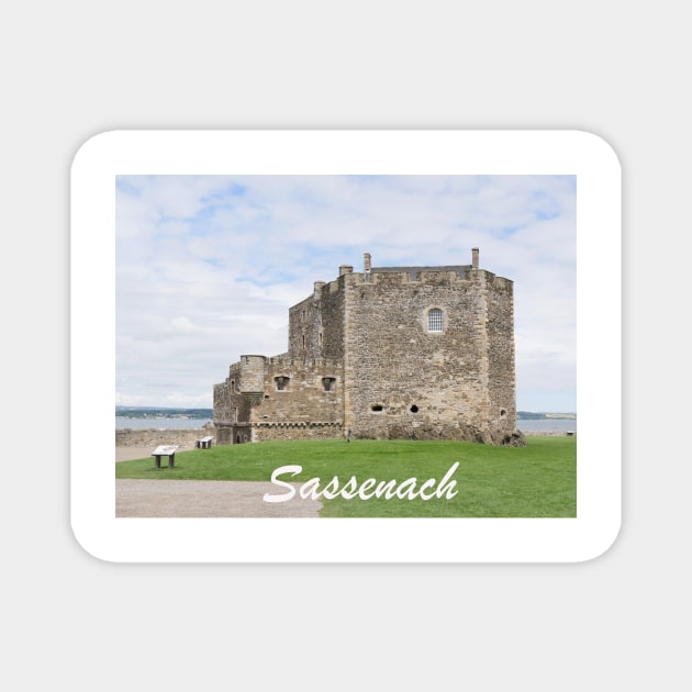 Blackness Castle - Fort William in Outlander Magnet by goldyart