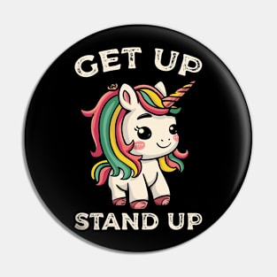 Reggae Unicorn Pin