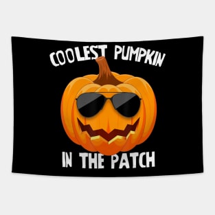 Kids Coolest Pumpkin In He Patch Halloween Boys Girls Gift Tapestry