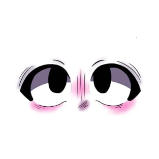 Cute anime eyes cartoon eyes T-Shirt