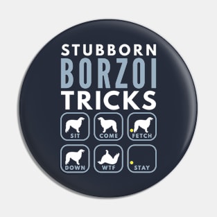 Stubborn Hunting Sighthound Tricks - Dog Training Pin