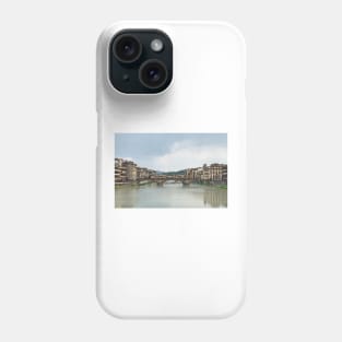 Florence Italy And The Arno River Phone Case