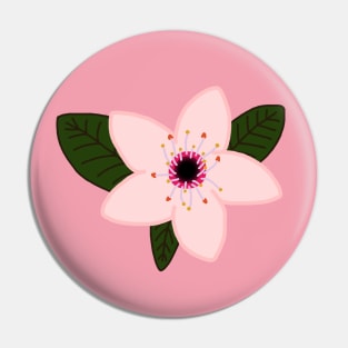 Cherry Blossom Flower Pin