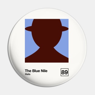 The Blue Nile / Minimal Style Graphic Artwork Design Pin