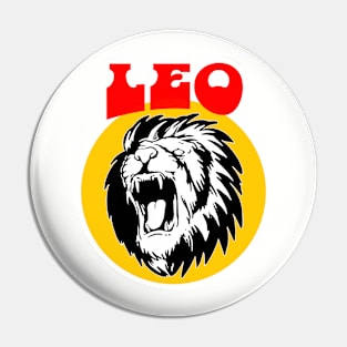 Leo Zodiac Pin