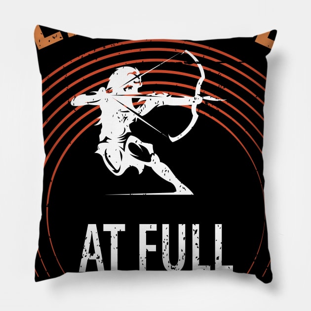 Arrow and bow Pillow by Johnny_Sk3tch