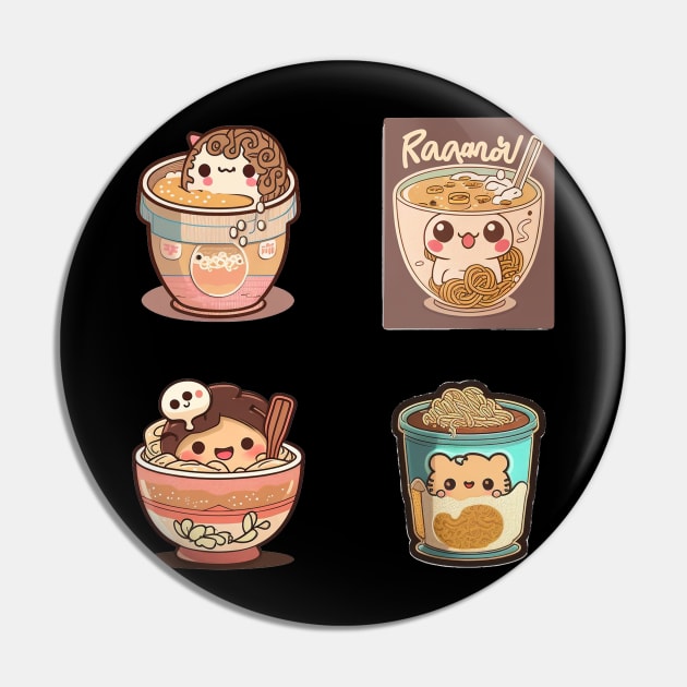 Cute Funny kawaii eating ramen anime kawaii Pin by HEAHLEEHAH