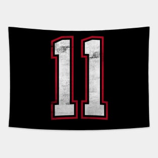 Number Eleven 11 Tapestry