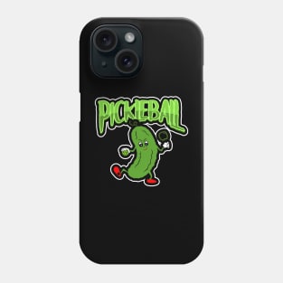 CUTE And Funny Dill Pickle Pickleball Player Phone Case