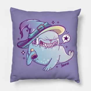 Magical seal magic pun Pillow