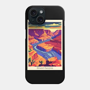 fauvism art of grand canyon usa 3 Phone Case