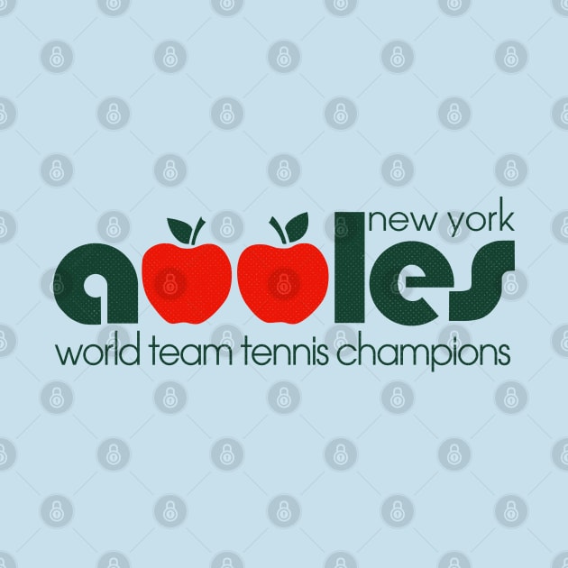 Defunct New York Apples WTT Tennis Champs 1977 by LocalZonly