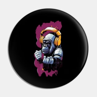 Crazy Cool Monkey Pin