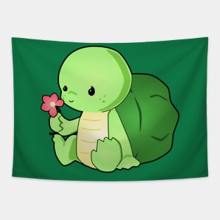 Kawaii Turtle Tapestry