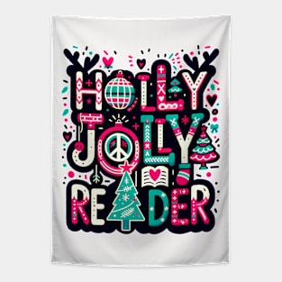 Holly Jolly Reader Tapestry