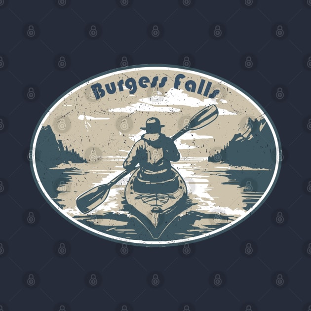 Retro Burgess Falls Kayaking by Surrealcoin777