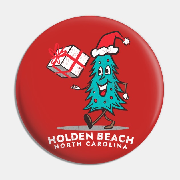 Holden Beach, NC Vacationing Christmas Tree Pin by Contentarama