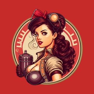 Steampunk pinup girl T-Shirt