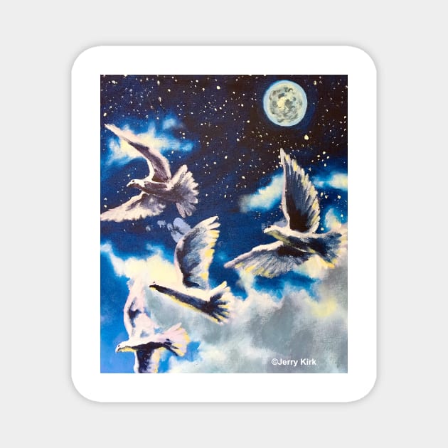 'For the Moon, A Ballet' Magnet by jerrykirk