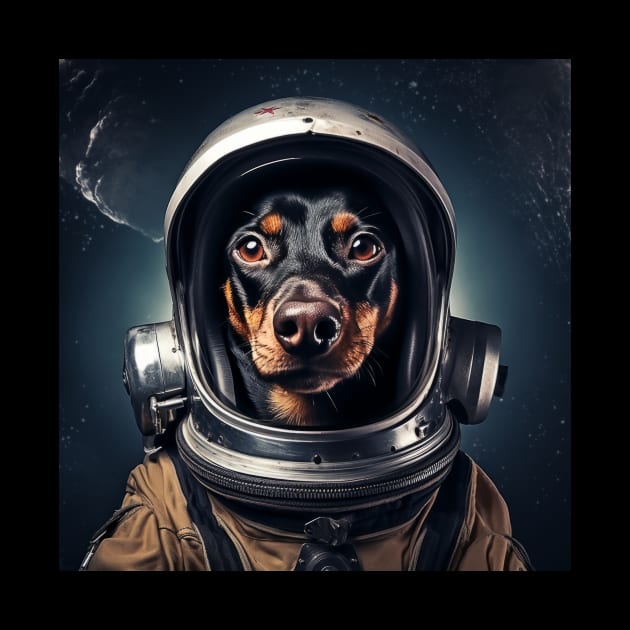 Astro Dog - German Pinscher by Merchgard