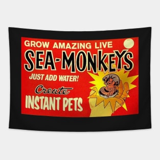 Sea Monkey Ad Tapestry