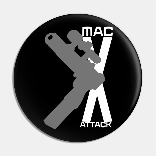 Mac 10 Attack Pin by Spikeani