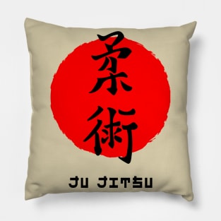 Ju jitsu martial art sport Japan Japanese kanji words character 161 Pillow