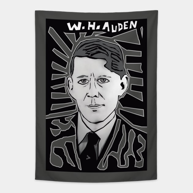 W. H. Auden III Tapestry by Exile Kings 