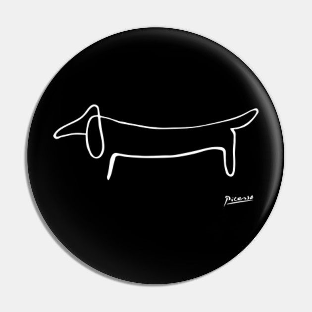 Pablo Picasso Dachshund Dog Lump Artwork Animals Line Sketch Prints Posters Bags Tshirts Men Women Kids Artworks Pin Teepublic