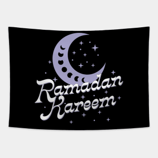 Aesthetic Ramadan Kareem Islamic Fasting in Lilac Tapestry