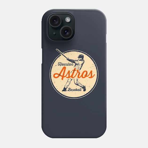 Vintage Astros Phone Case by Throwzack