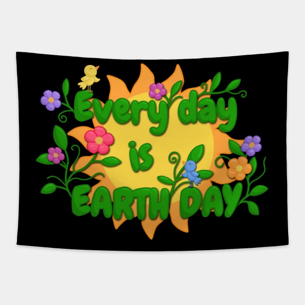 Earth Day 2 Tapestry by valentinahramov