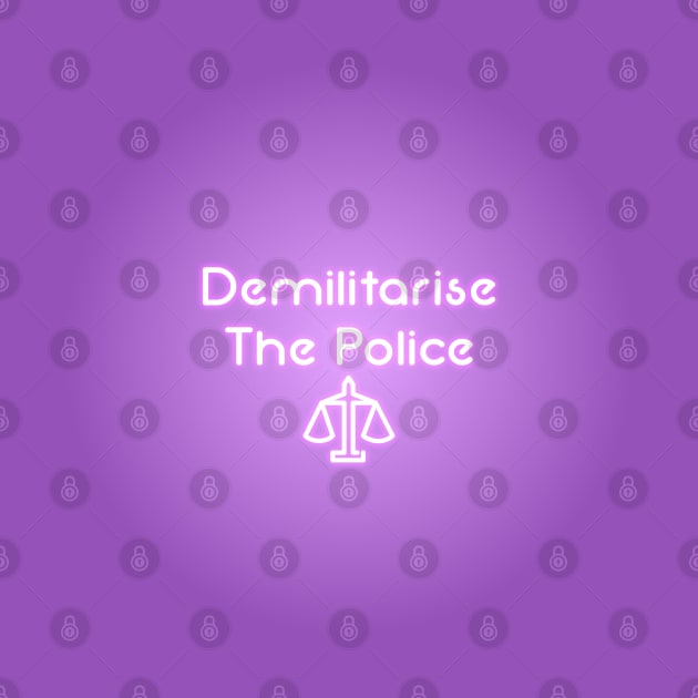 Demilitarise The Police - ACAB Neon Sign by Football from the Left