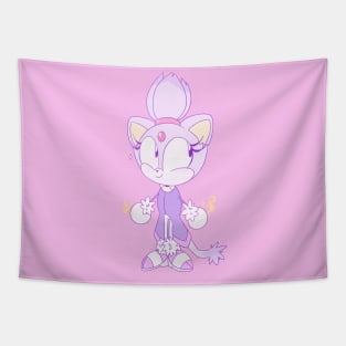 Classic Blaze the Cat Tapestry