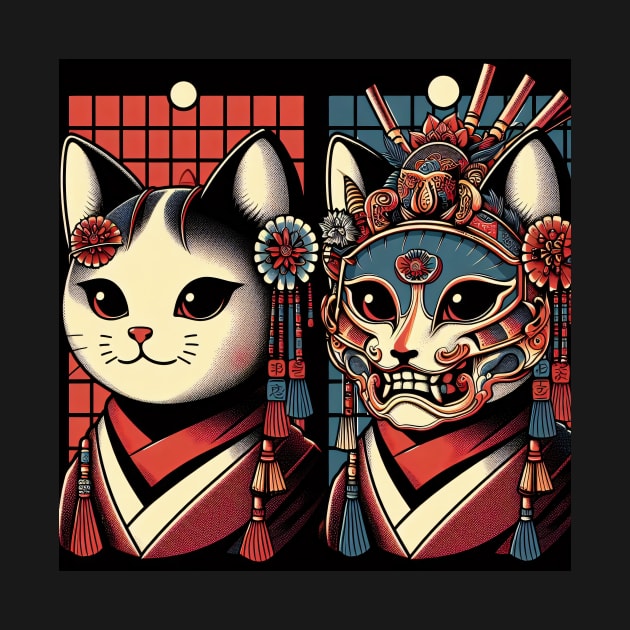 Oni Neko Cat by Pokoyo.mans@gmail.com