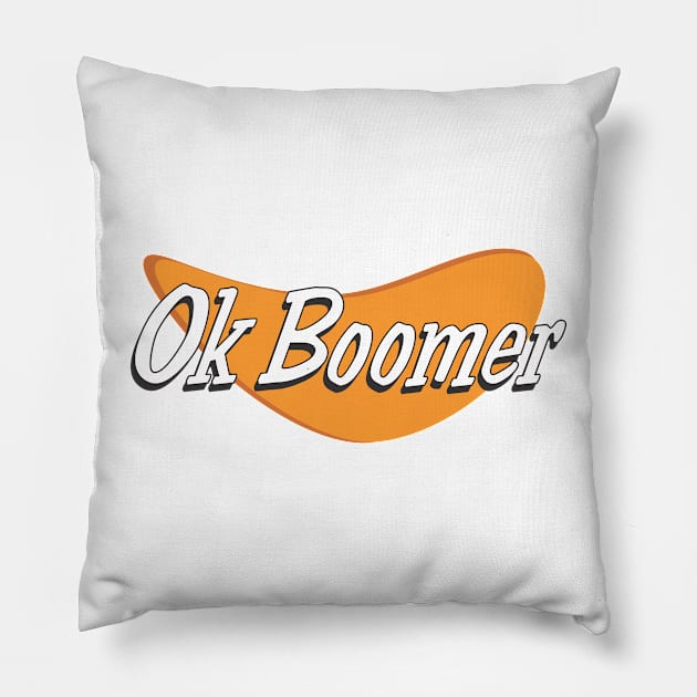 Ok boomer Pillow by EvilSheet