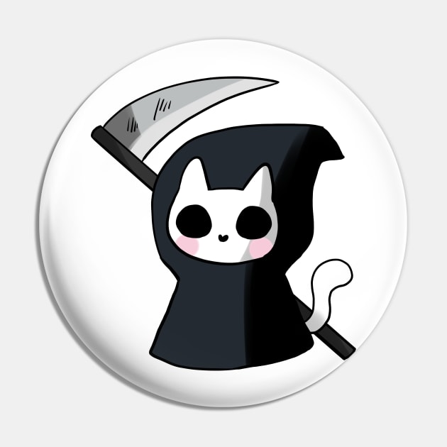 Grim reaper cat Pin by Mayarart