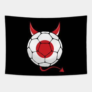 Japan Football Halloween Tapestry