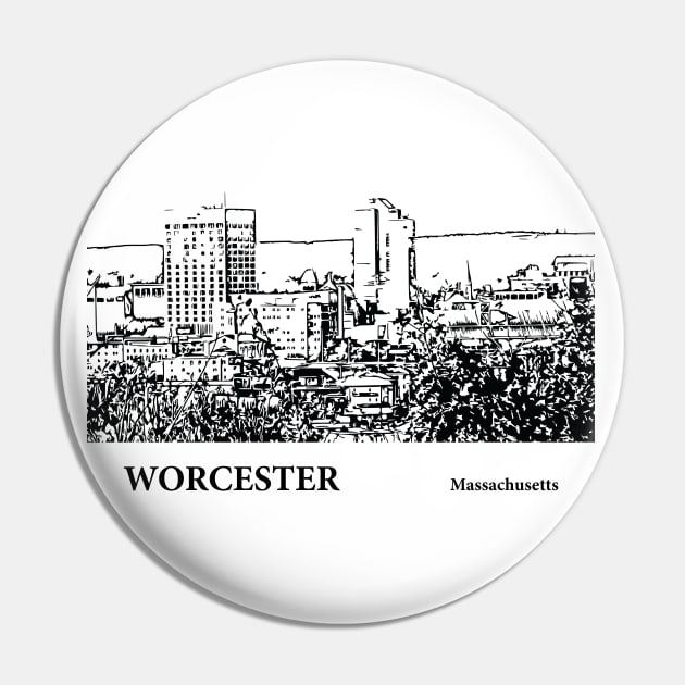 Worcester - Massachusetts Pin by Lakeric