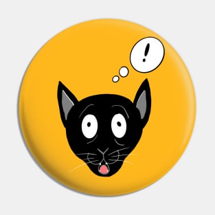 Surprised Cat! Pin